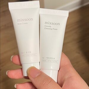 Mixsoon Bean Cream and Centella Cleansing Foam 2 piece set NEW Korean beauty